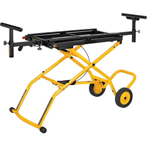 Miter Saw Stand With Wheels, Yellow