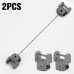 2Pcs Scroll Saw Blades Holders Conversion Kit, Universal Pin-Less Adapter, Suitable for Saw Blade Size 133 * 0.7 * 0.7 mm