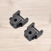 2Pcs Scroll Saw Blade Clamp Holder Wire Saw Clamp Replace Parts Sturdy Pin Less Adapter