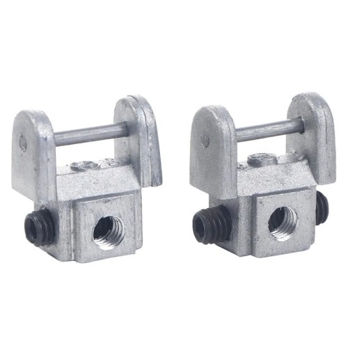 2Pcs Scroll Saw Blades Holders Conversion Accessories Kit,Pin-Less Adapter Metal Blade Clamps Upper/Lower Blade Holders