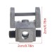 2Pcs Scroll Saw Blades Holders Conversion Accessories Kit,Pin-Less Adapter Metal Blade Clamps Upper/Lower Blade Holders